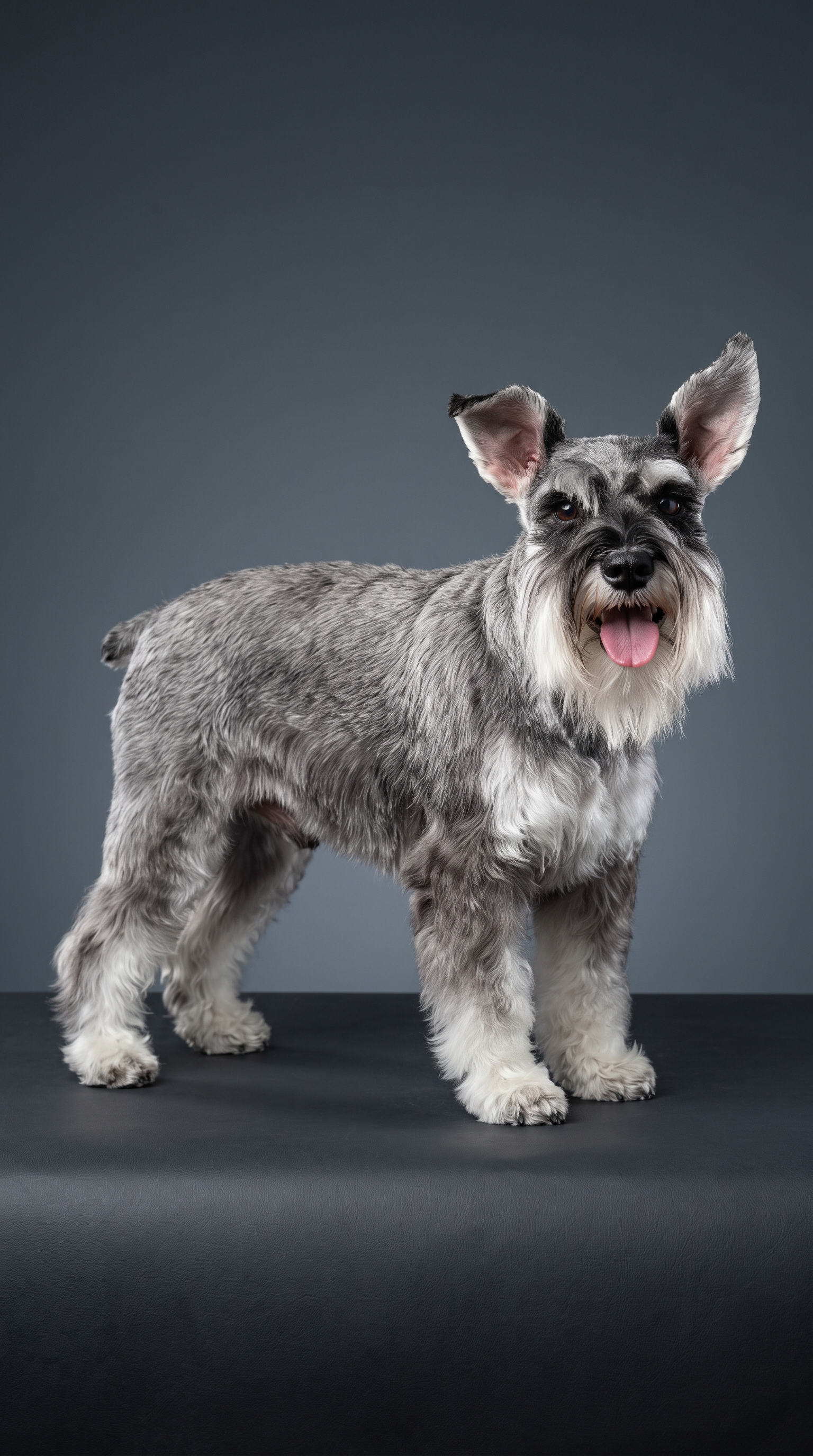 schnauzer after grooming