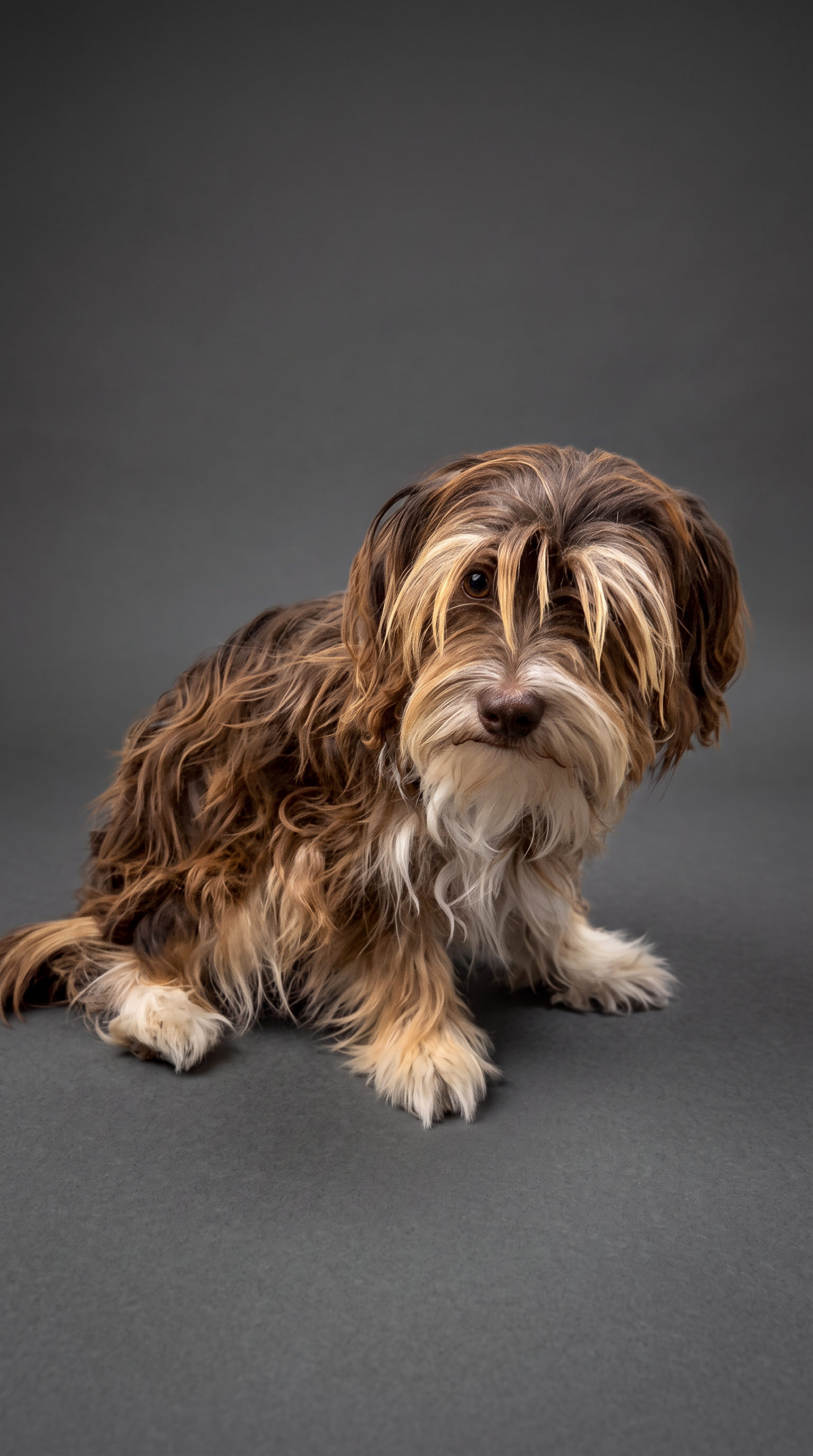 Terrier Mix before grooming